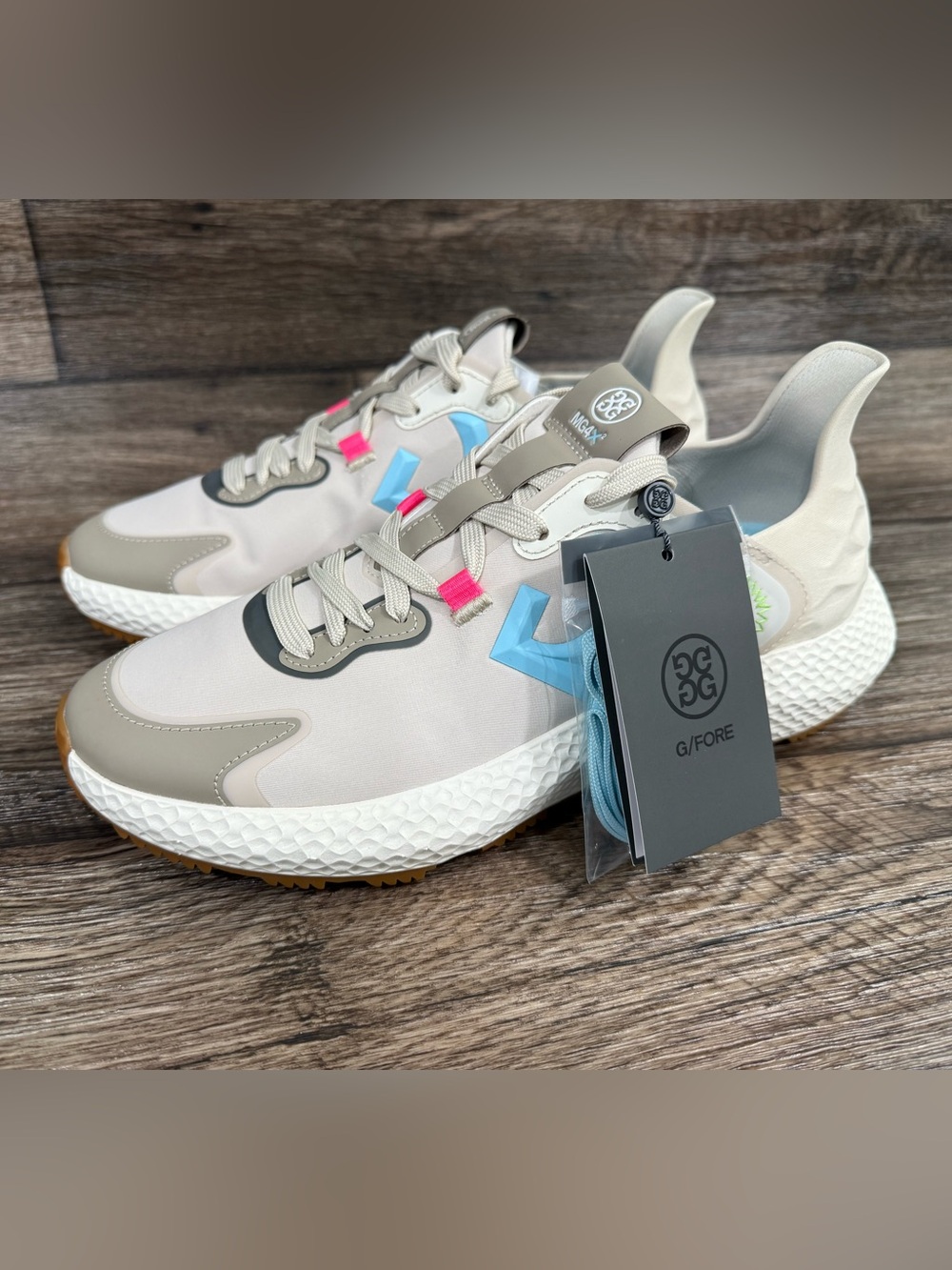 NEW G/FORE MG4X2 Golf Shoe Sz 8 M STONE / DUNE - Picture 11 of 16